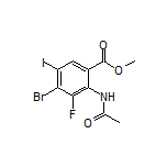 Methyl 2-Acetamido-4-bromo-3-fluoro-5-iodobenzoate