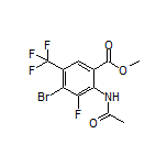 Methyl 2-Acetamido-4-bromo-3-fluoro-5-(trifluoromethyl)benzoate