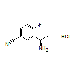 (R)-3-(1-Aminoethyl)-4-fluorobenzonitrile Hydrochloride