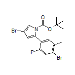 4-Bromo-2-(4-bromo-2-fluoro-5-methylphenyl)-1-Boc-1H-pyrrole