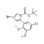 4-Bromo-1-Boc-2-(5-chloro-2,3-dimethoxyphenyl)-1H-pyrrole