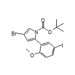 4-Bromo-1-Boc-2-(5-iodo-2-methoxyphenyl)-1H-pyrrole