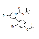 4-Bromo-2-[2-bromo-4-(trifluoromethoxy)phenyl]-1-Boc-1H-pyrrole