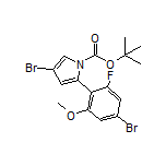 4-Bromo-2-(4-bromo-2-fluoro-6-methoxyphenyl)-1-Boc-1H-pyrrole