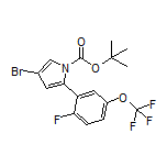4-Bromo-1-Boc-2-[2-fluoro-5-(trifluoromethoxy)phenyl]-1H-pyrrole