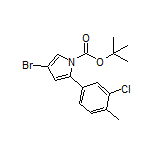 4-Bromo-1-Boc-2-(3-chloro-4-methylphenyl)-1H-pyrrole