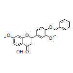 2-[4-(Benzyloxy)-3-methoxyphenyl]-5-hydroxy-7-methoxy-4H-chromen-4-one