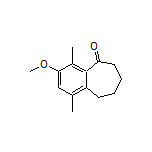 3-Methoxy-1,4-dimethyl-6,7,8,9-tetrahydro-5H-benzo[7]annulen-5-one