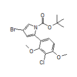 4-Bromo-1-Boc-2-(3-chloro-2,4-dimethoxyphenyl)-1H-pyrrole