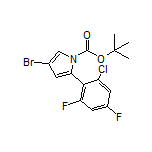 4-Bromo-1-Boc-2-(2-chloro-4,6-difluorophenyl)-1H-pyrrole