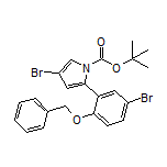 2-[2-(Benzyloxy)-5-bromophenyl]-4-bromo-1-Boc-1H-pyrrole