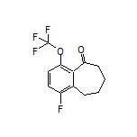 1-Fluoro-4-(trifluoromethoxy)-6,7,8,9-tetrahydro-5H-benzo[7]annulen-5-one