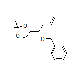 (S)-4-[(S)-1-(Benzyloxy)-3-buten-1-yl]-2,2-dimethyl-1,3-dioxolane