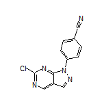 4-(6-Chloro-1H-pyrazolo[3,4-d]pyrimidin-1-yl)benzonitrile