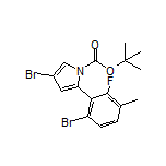 4-Bromo-2-(6-bromo-2-fluoro-3-methylphenyl)-1-Boc-1H-pyrrole