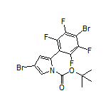 4-Bromo-2-(4-bromo-2,3,5,6-tetrafluorophenyl)-1-Boc-1H-pyrrole