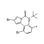 4-Bromo-2-(6-bromo-2-fluoro-3-iodophenyl)-1-Boc-1H-pyrrole