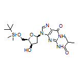 N-[9-[(2R,4R,5R)-5-[[(tert-Butyldimethylsilyl)oxy]methyl]-4-hydroxy-2-tetrahydrofuryl]-6-oxo-6,9-dihydro-1H-purin-2-yl]isobutyramide