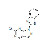 2-(6-Chloro-1H-pyrazolo[3,4-d]pyrimidin-1-yl)benzo[d]thiazole