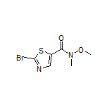 2-Bromo-N-methoxy-N-methylthiazole-5-carboxamide