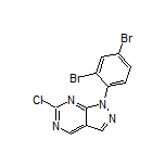 6-Chloro-1-(2,4-dibromophenyl)-1H-pyrazolo[3,4-d]pyrimidine