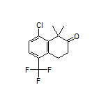 8-Chloro-1,1-dimethyl-5-(trifluoromethyl)-3,4-dihydronaphthalen-2(1H)-one