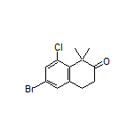 6-Bromo-8-chloro-1,1-dimethyl-3,4-dihydronaphthalen-2(1H)-one