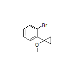 1-Bromo-2-(1-methoxycyclopropyl)benzene