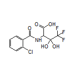 2-(2-Chlorobenzamido)-4,4,4-trifluoro-3,3-dihydroxybutanoic Acid