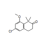 6-Chloro-8-methoxy-1,1-dimethyl-3,4-dihydronaphthalen-2(1H)-one