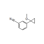 3-(1-Methoxycyclopropyl)benzonitrile