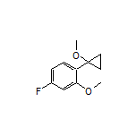 4-Fluoro-2-methoxy-1-(1-methoxycyclopropyl)benzene