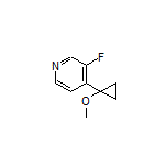 3-Fluoro-4-(1-methoxycyclopropyl)pyridine