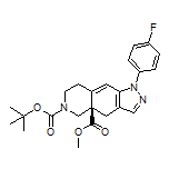 Methyl (R)-6-Boc-1-(4-fluorophenyl)-4,4a,5,6,7,8-hexahydro-1H-pyrazolo[3,4-g]isoquinoline-4a-carboxylate