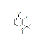 1-Bromo-2-fluoro-3-(1-methoxycyclopropyl)benzene