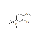 2-Bromo-1-methoxy-4-(1-methoxycyclopropyl)benzene