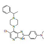 4-[6-Chloro-7-[4-(1-phenylethyl)-1-piperazinyl]-3H-imidazo[4,5-b]pyridin-2-yl]-N,N-dimethylaniline