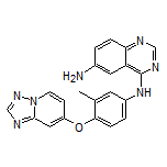 N4-[4-([1,2,4]Triazolo[1,5-a]pyridin-7-yloxy)-3-methylphenyl]quinazoline-4,6-diamine