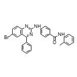 4-[(6-Bromo-4-phenyl-2-quinazolyl)amino]-N-(o-tolyl)benzamide