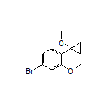4-Bromo-2-methoxy-1-(1-methoxycyclopropyl)benzene