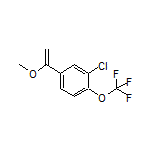 2-Chloro-4-(1-methoxyvinyl)-1-(trifluoromethoxy)benzene