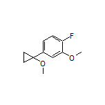 1-Fluoro-2-methoxy-4-(1-methoxycyclopropyl)benzene