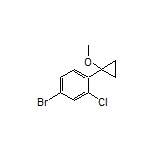 4-Bromo-2-chloro-1-(1-methoxycyclopropyl)benzene