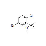 4-Bromo-1-chloro-2-(1-methoxycyclopropyl)benzene
