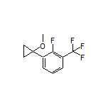 2-Fluoro-1-(1-methoxycyclopropyl)-3-(trifluoromethyl)benzene