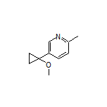 5-(1-Methoxycyclopropyl)-2-methylpyridine