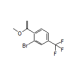 2-Bromo-1-(1-methoxyvinyl)-4-(trifluoromethyl)benzene