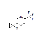 5-(1-Methoxycyclopropyl)-2-(trifluoromethyl)pyridine