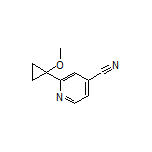 2-(1-Methoxycyclopropyl)isonicotinonitrile