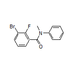 3-Bromo-2-fluoro-N-methyl-N-phenylbenzamide
